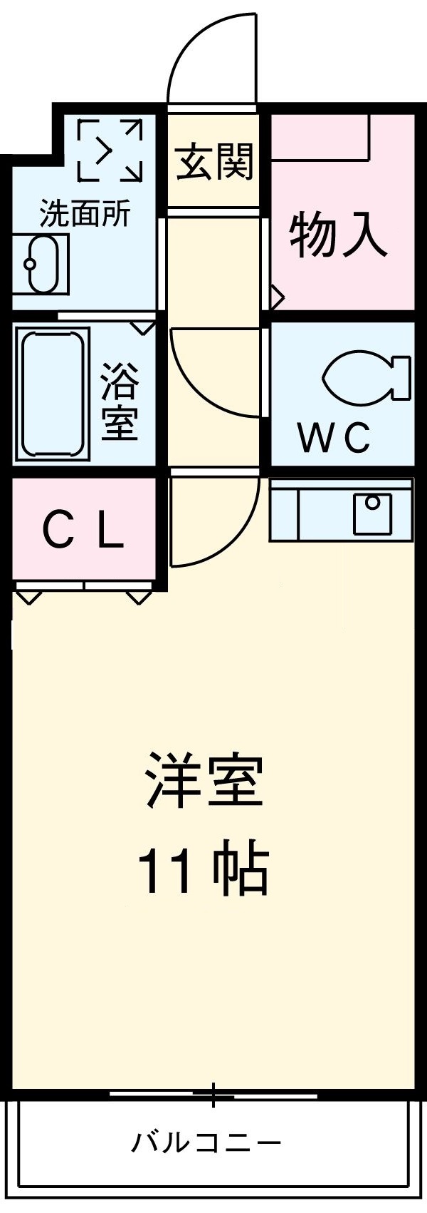 パークステージ中村の間取り