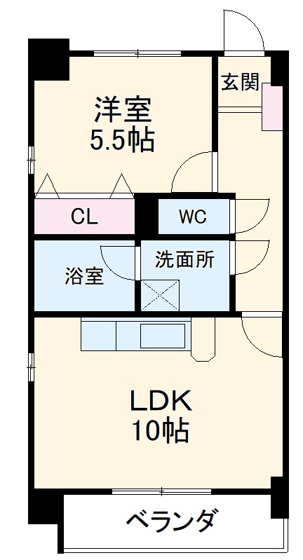 スカイシーⅢの間取り