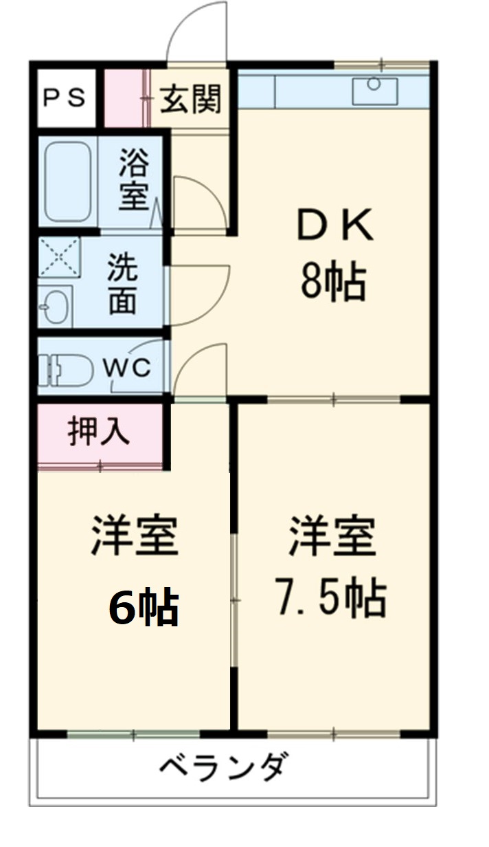 ファミール高畑の間取り