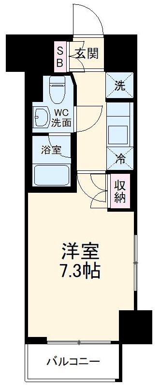 パティーナ川崎南DUOの間取り