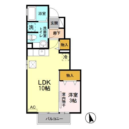 アークヒルズ Aの間取り