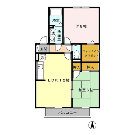 フェリーチェ西都の間取り