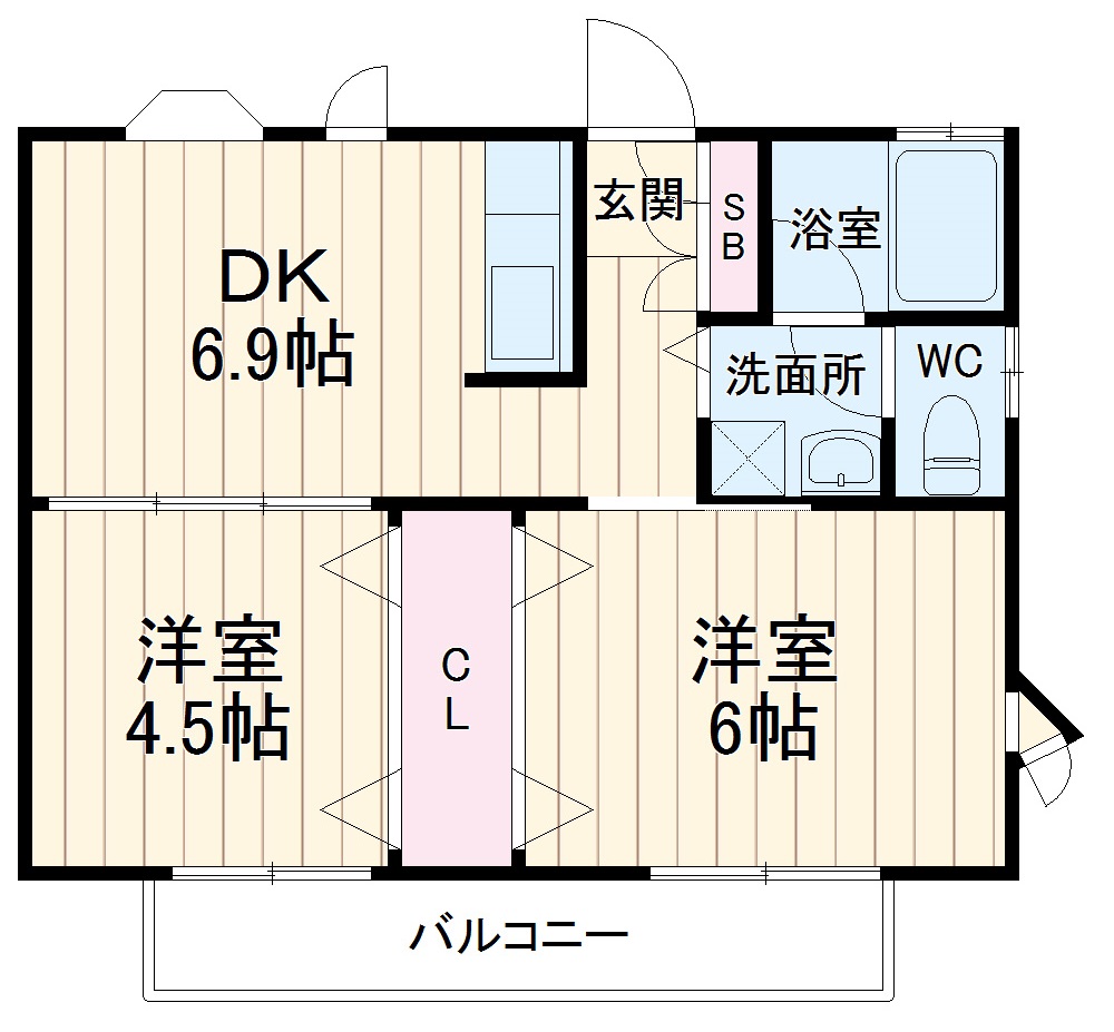 ハイム・デ・パウゼの間取り