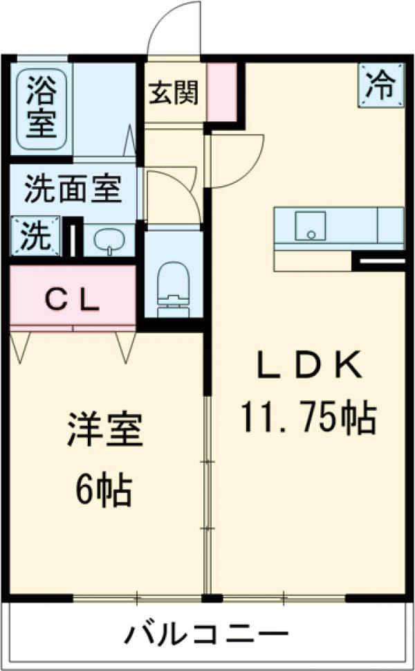 プランドールパレスの間取り