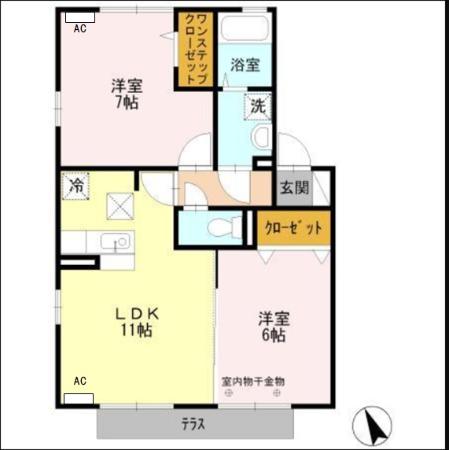 ジュリエッタ Bの間取り