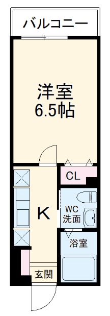 MQuarto三ツ境の間取り