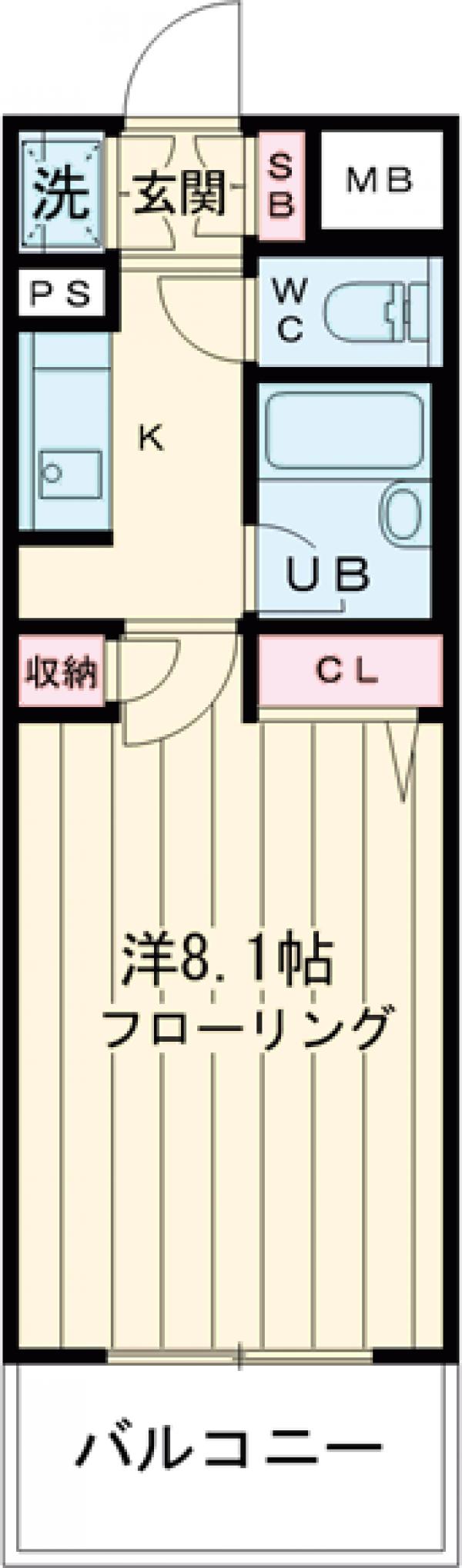 プレール・ドゥーク巣鴨の間取り