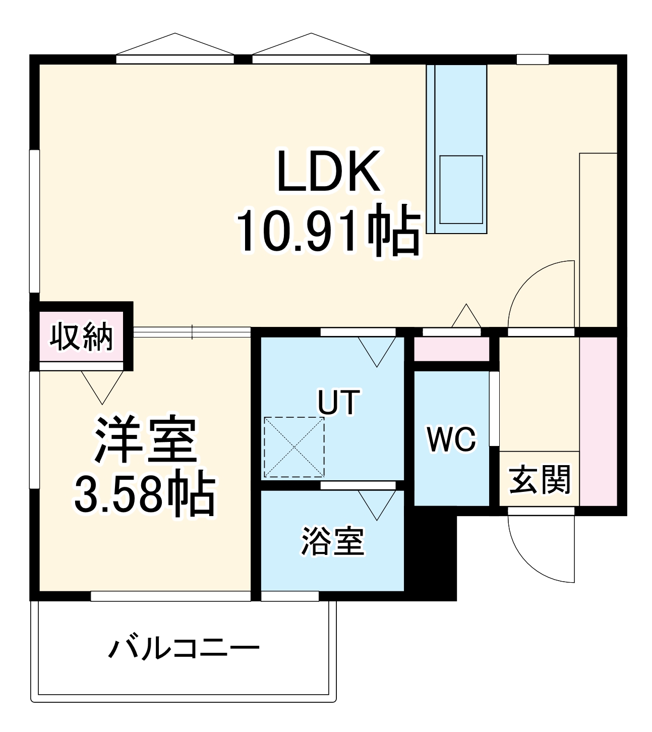 LOHAS豊中稲津町の間取り