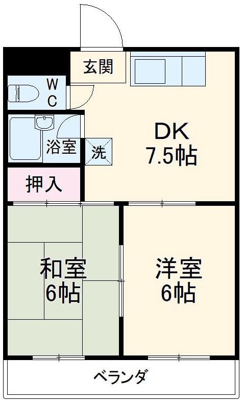 アネックス安井の間取り