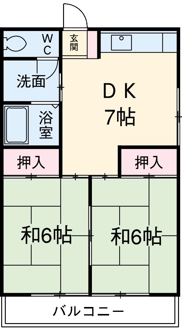 グリーンハイムの間取り