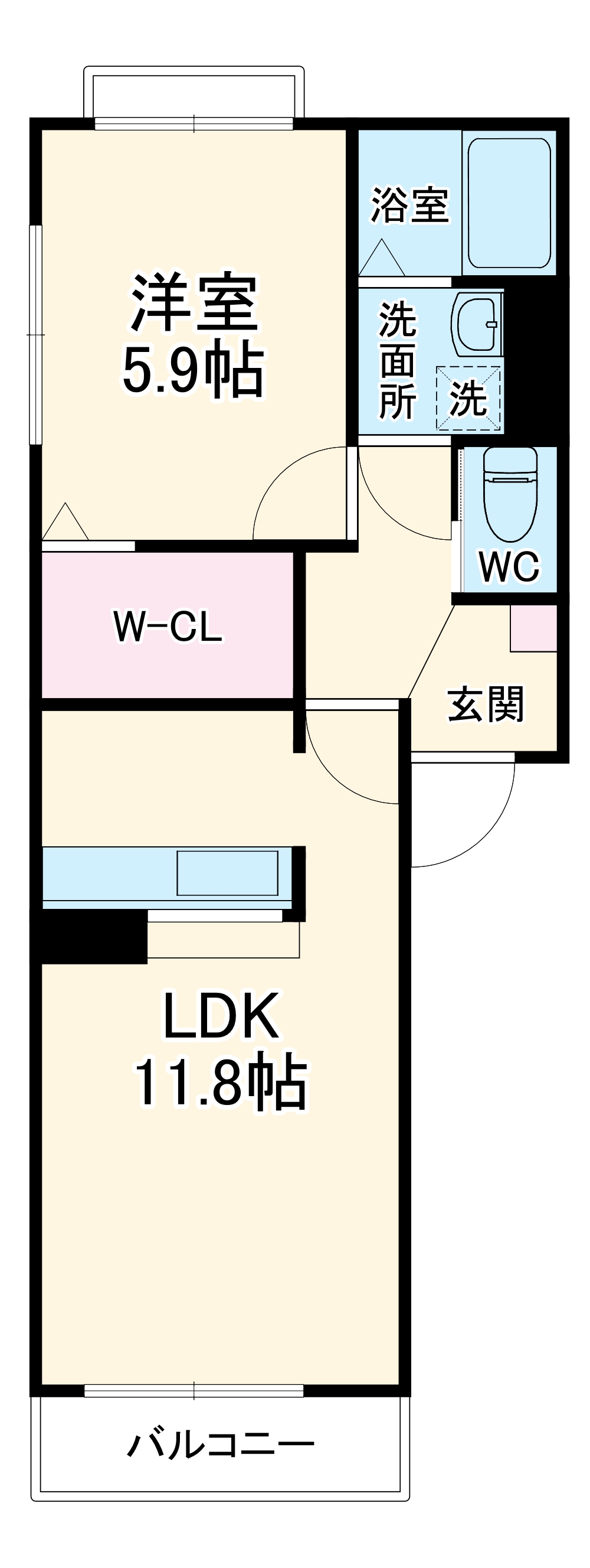アベニュー上島の間取り