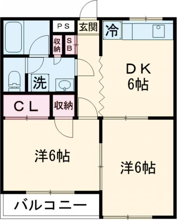 サンセットマンションの間取り