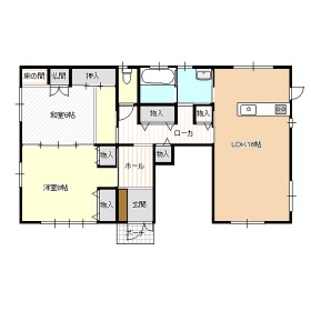 高丘北1丁目41-31貸家の間取り