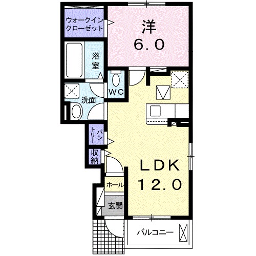 ホルツ タウン Bの間取り