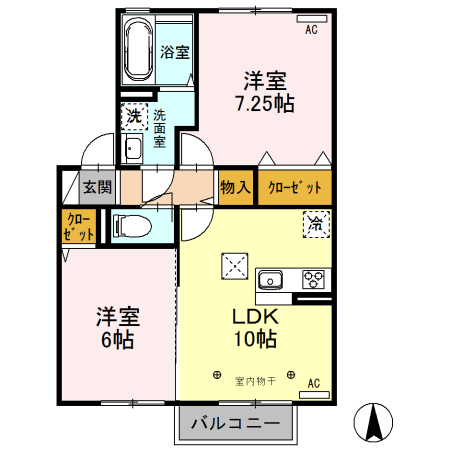 グランノワールの間取り