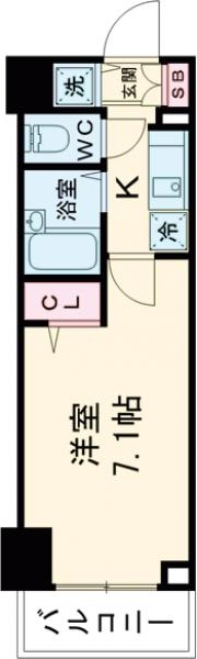 フェニックス品川小山の間取り