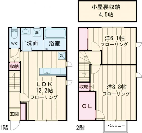 ラ・ルーチェの間取り