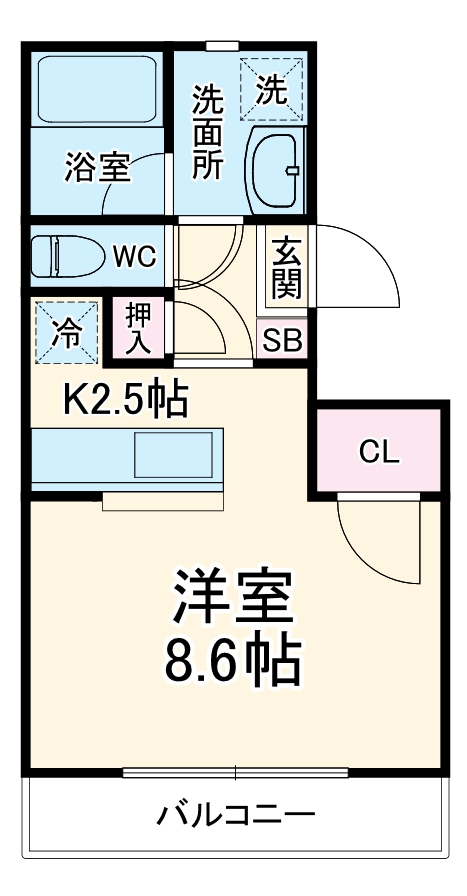 シンシア・Mの間取り