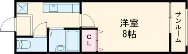 (有)富士マンションの間取り