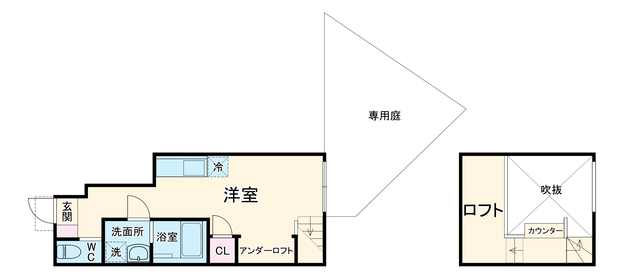 Blanc Rougeの間取り