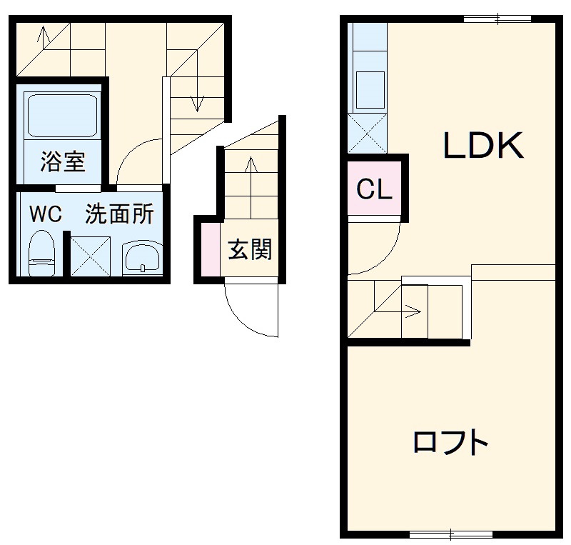 Blanc Rougeの間取り