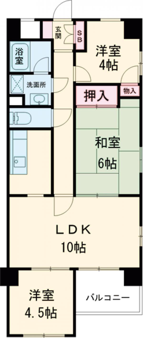 サザンクロスプラザの間取り