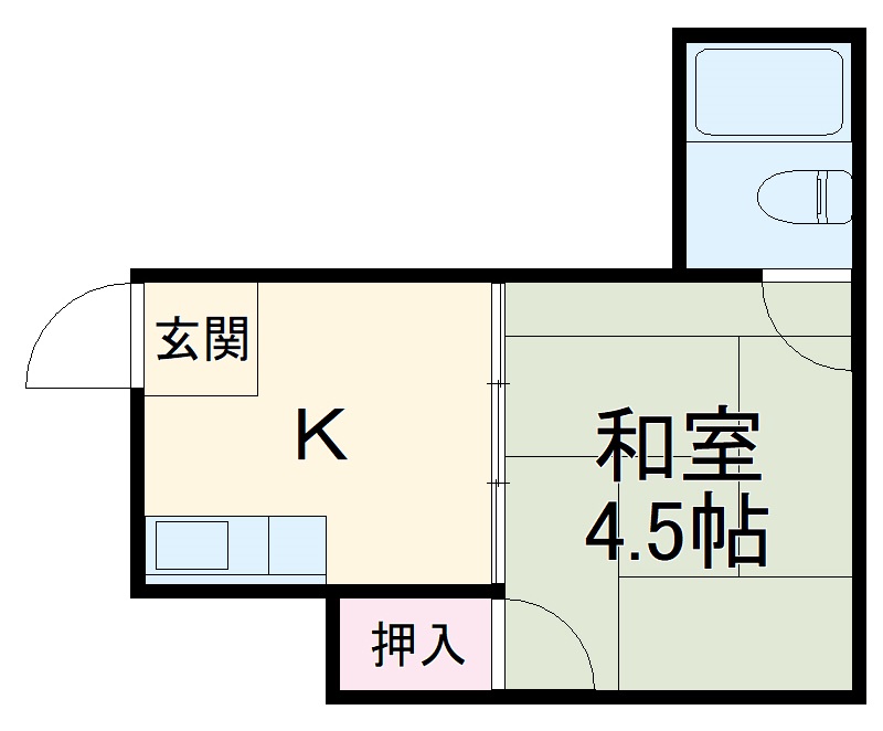 ドミイル安安ビルの間取り
