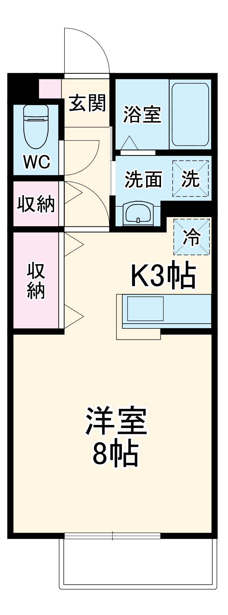 パル川口の間取り