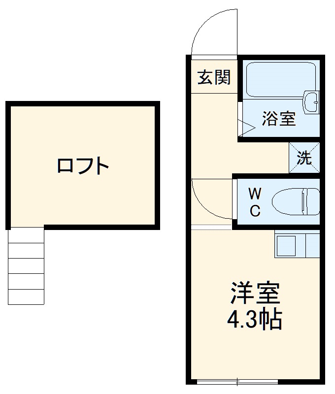 プランドール西鶴間の間取り