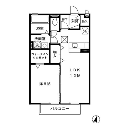 Royal Park HIMEKO Cの間取り