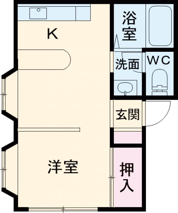 シティハイツ茂呂の間取り