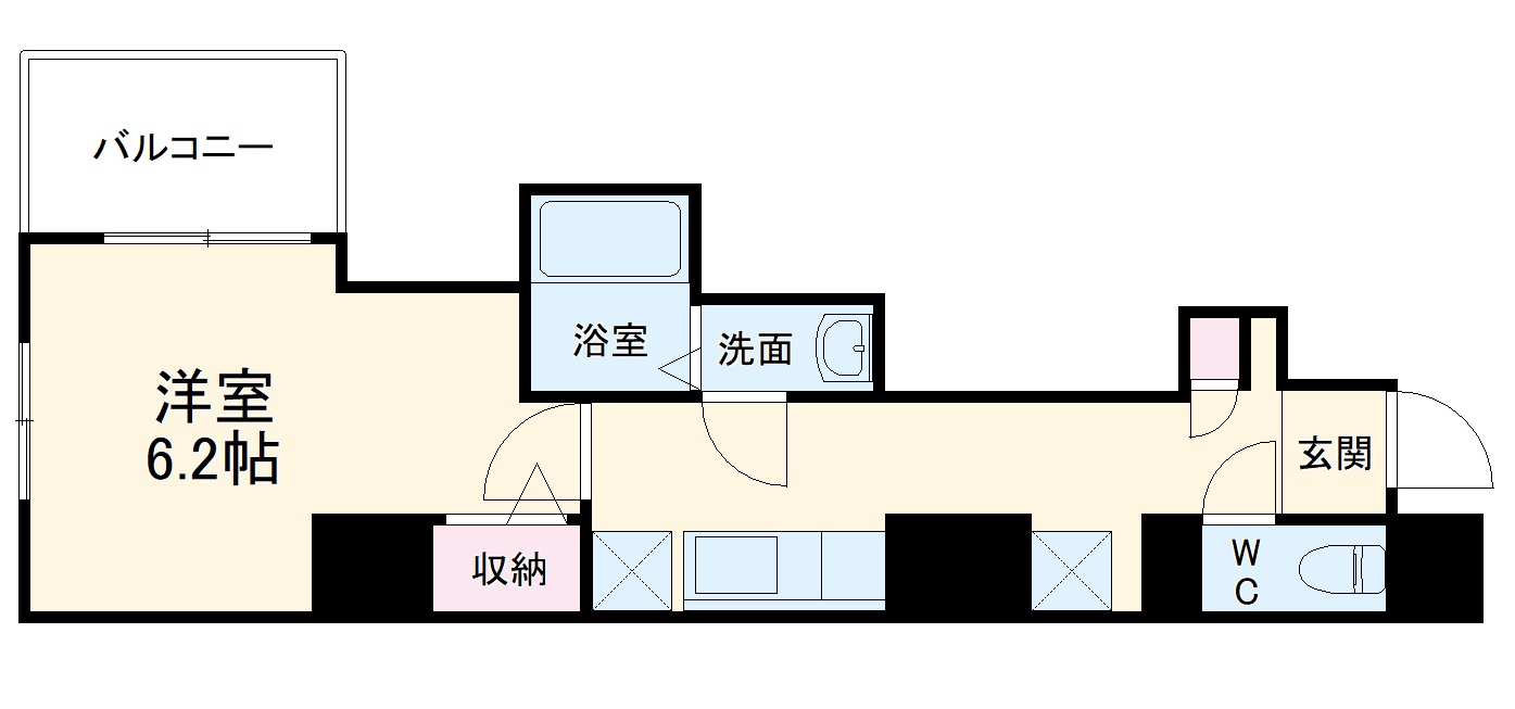 スカイグランデ市川の間取り