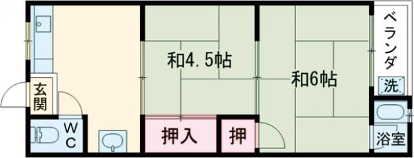 第二永井荘の間取り