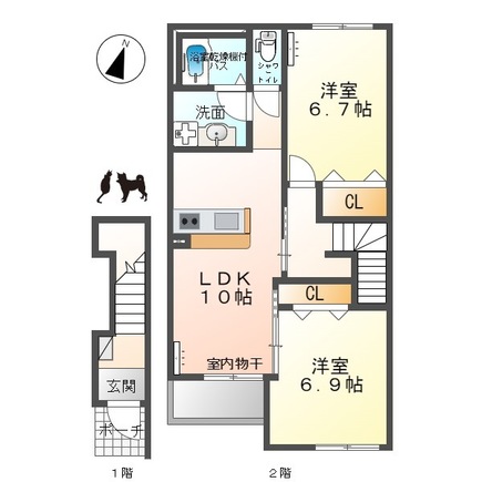 ベルローズの間取り
