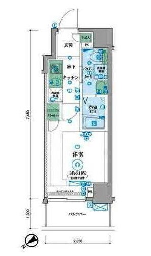 リヴシティ横濱末吉町の間取り