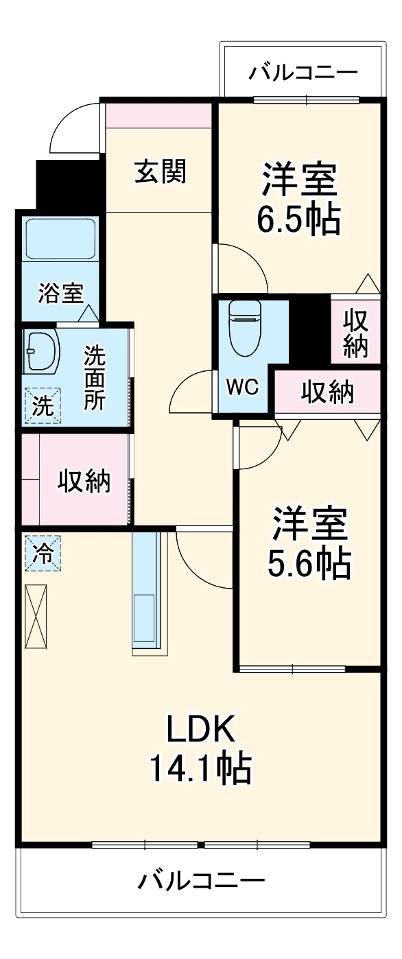 稲熊ビルの間取り
