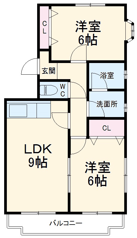 アベリアまのの間取り