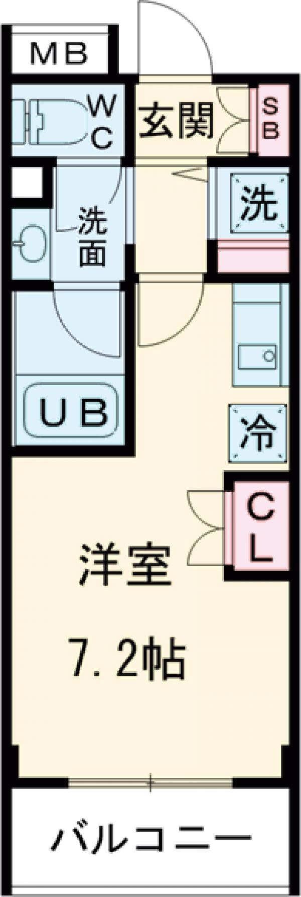 セイガステージ三鷹Ⅱの間取り