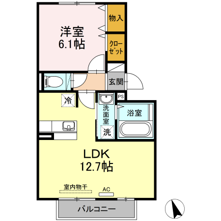 シャルムメゾンの間取り