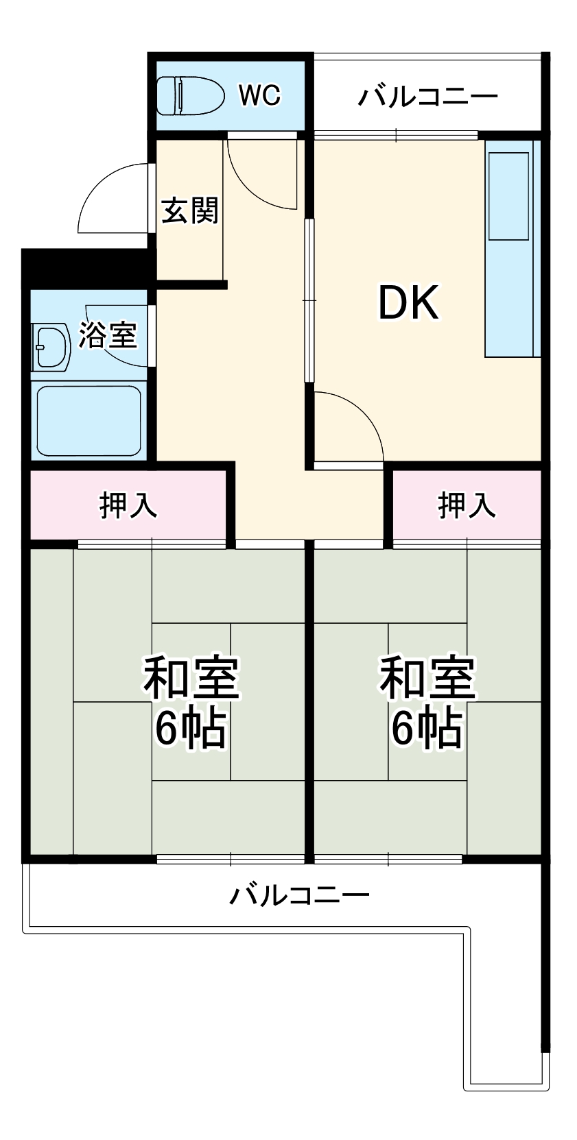 サンファミリア元宮の間取り
