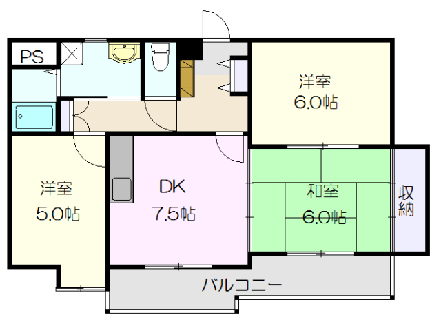 ヴィラ白壁の間取り
