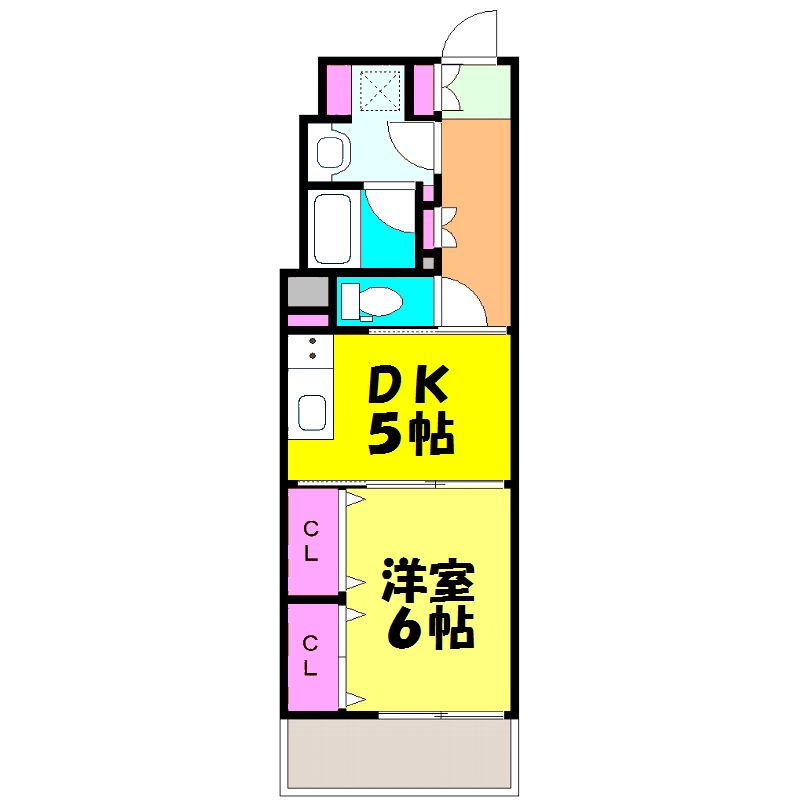 クリオ松戸伍番館の間取り