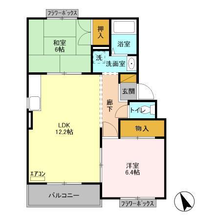 サンパレス横須賀の間取り