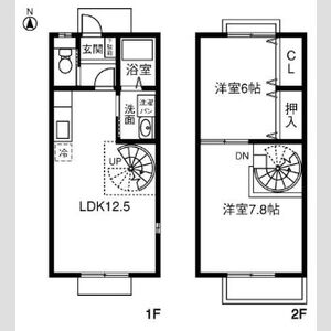 サニーヒル平山の間取り