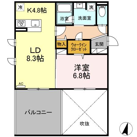 Grace Court YAMATOの間取り