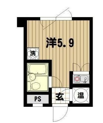 シャトレーイン横浜の間取り