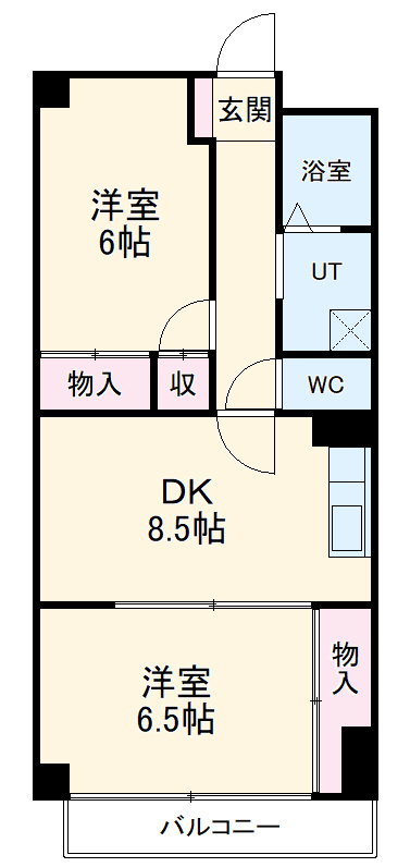 グローバル山王の間取り