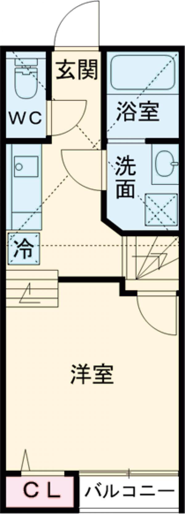 クレオ二又瀬弐番館の間取り