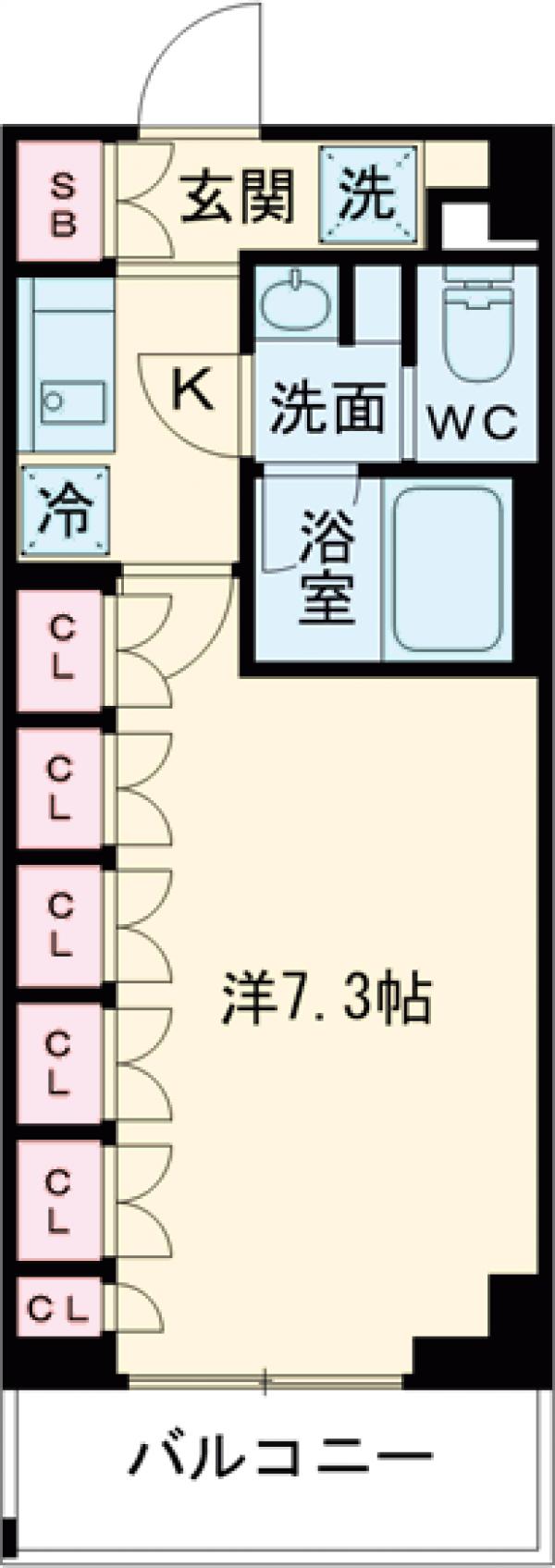 DIPS東十条駅前RESIDENCEの間取り