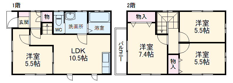 グランソフィア岩槻城町の間取り